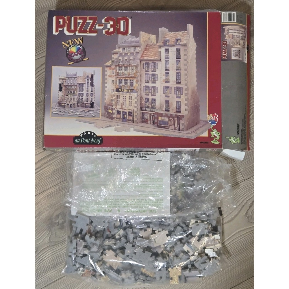 Puzz-3D Paris Au Pont Neuf 353 Pieces By Wrebbit 3D Puzzle